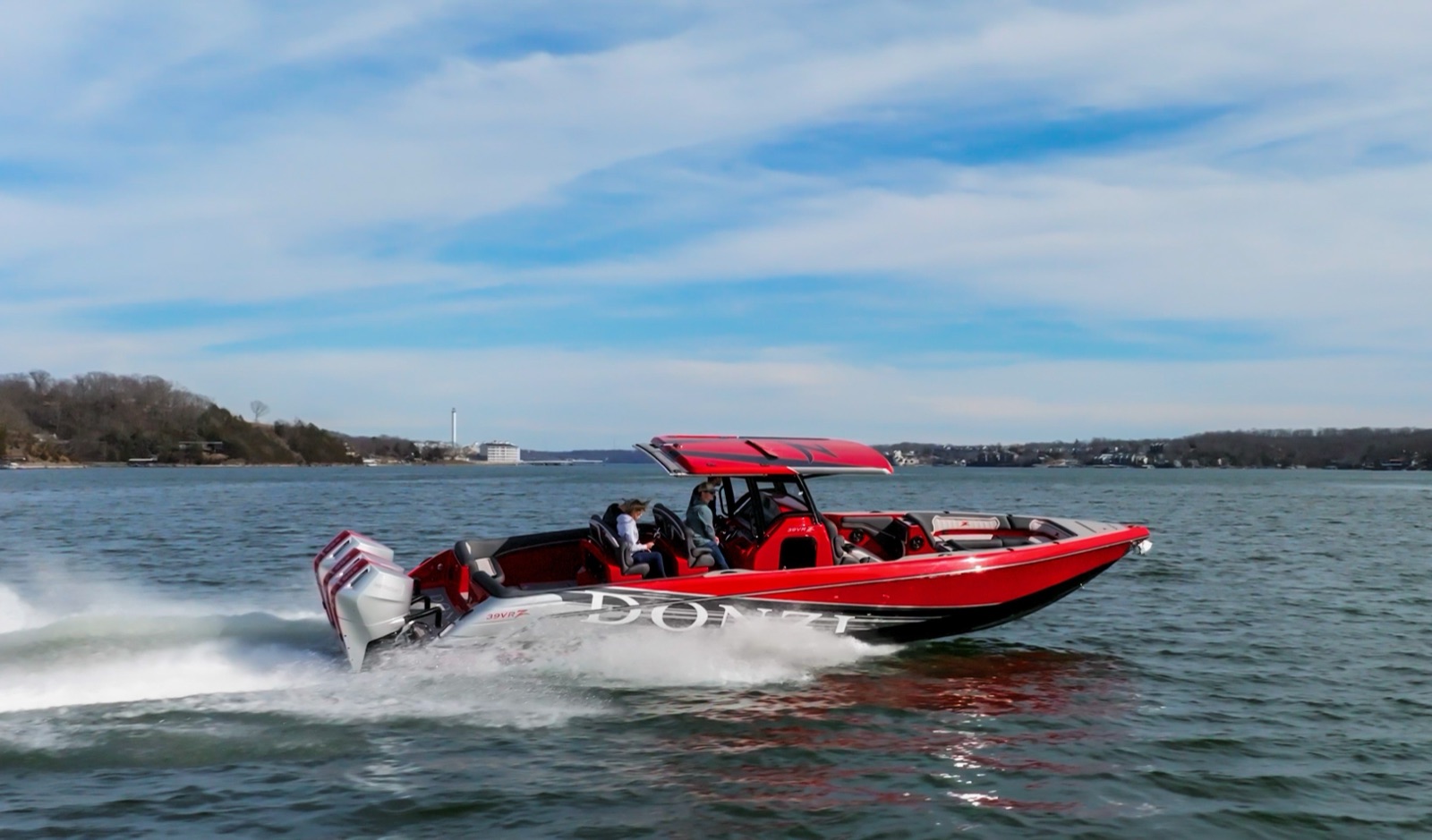 Donzi Competition series boat on the water